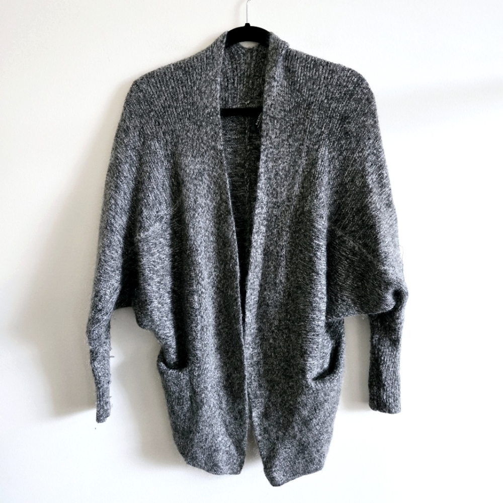 Babaton Gray Women's Sweater Cardigan